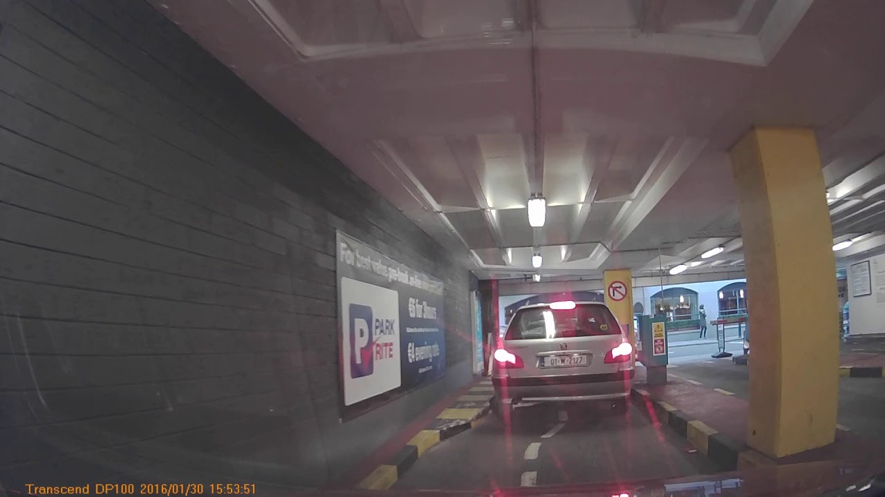 Dublin dashcam footage Drury St car park to South William St on 30th January 2016