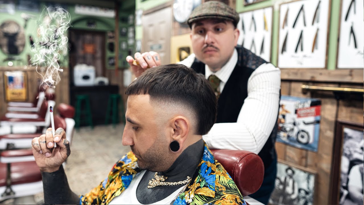 💈 ASMR BARBER - Mullet Burst Fade - Probably the 2024 trend