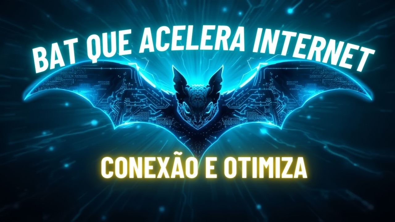 BAT QUE ACELERA INTERNET( CONEX&Atilde;O) E OTIMIZA | WINDOWS 7,8,11 e 10 2026