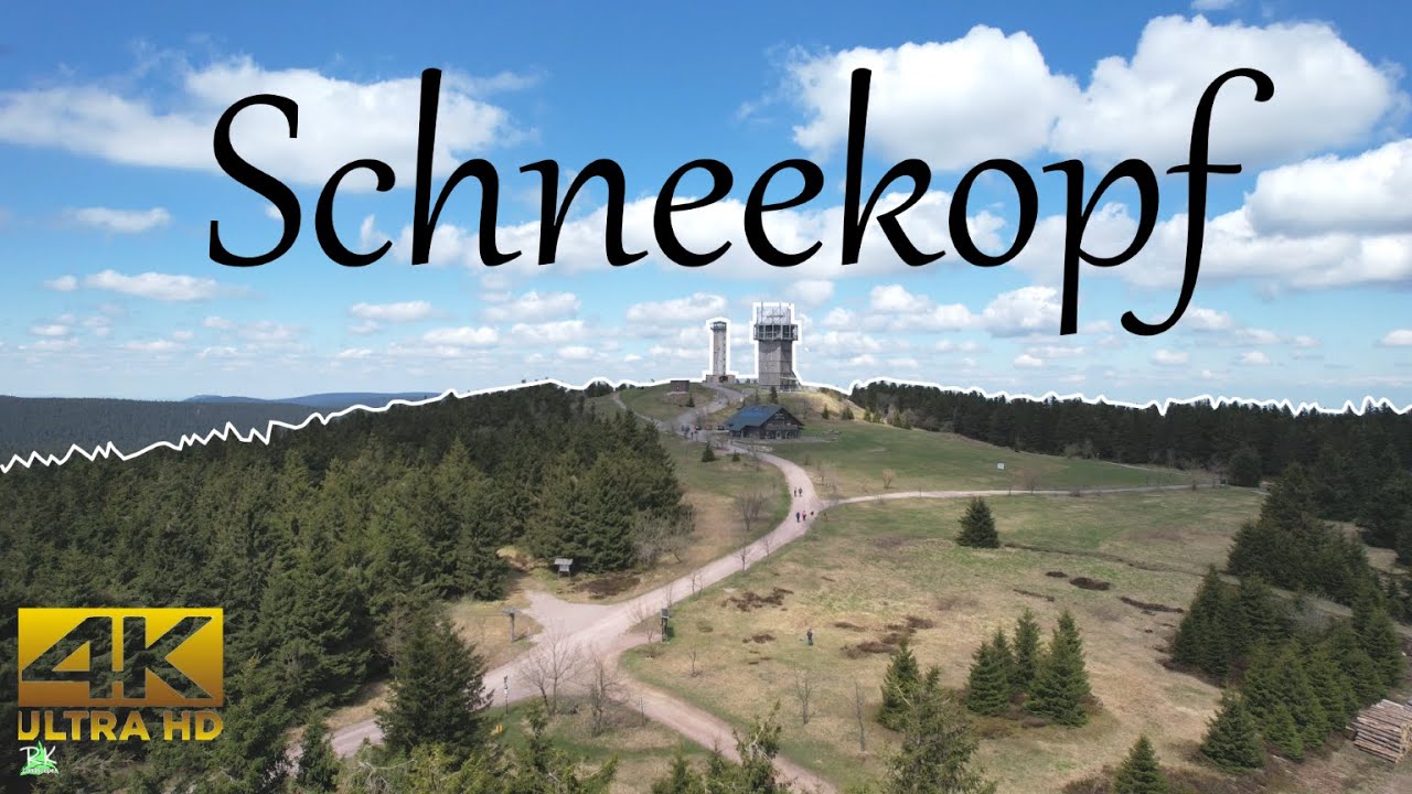 Schneekopf ▬ [spring] with beautiful piano music ▬ 2  highest mountain in thuringia ▬ 4K