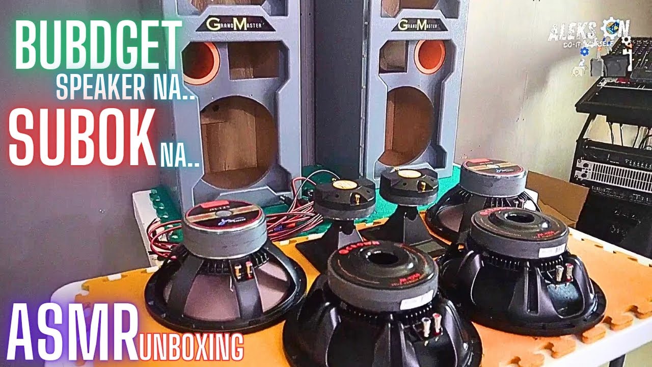 Budget SPEAKER na SUBOK ko na! ASMR TRIPLE UNBOXING