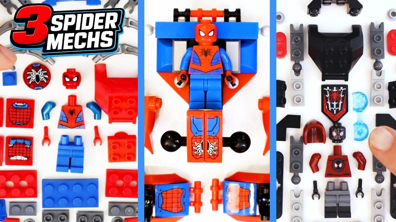 I Build 3 Spider Mechs in one video