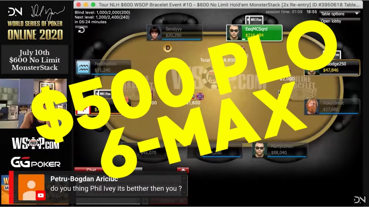 2020 WSOP Online Event #20
