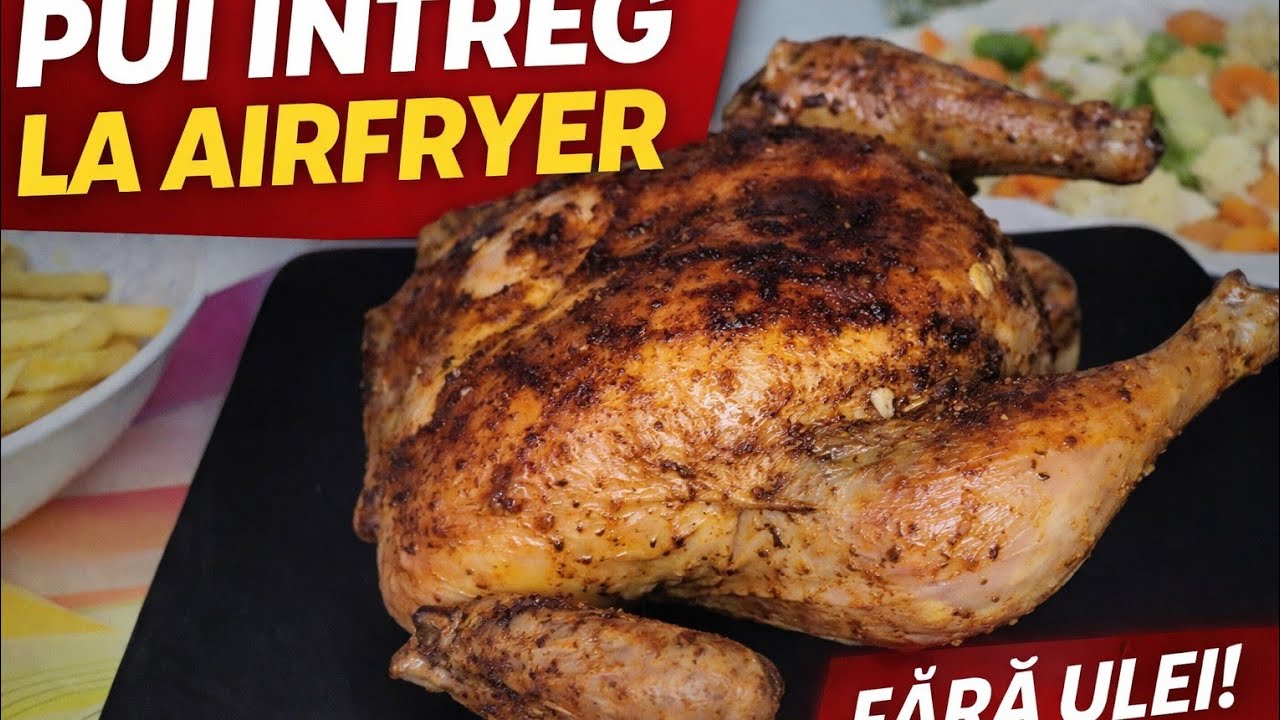 Greșeala care usucă puiul 🍗 Cum îl fac perfect la Air Fryer