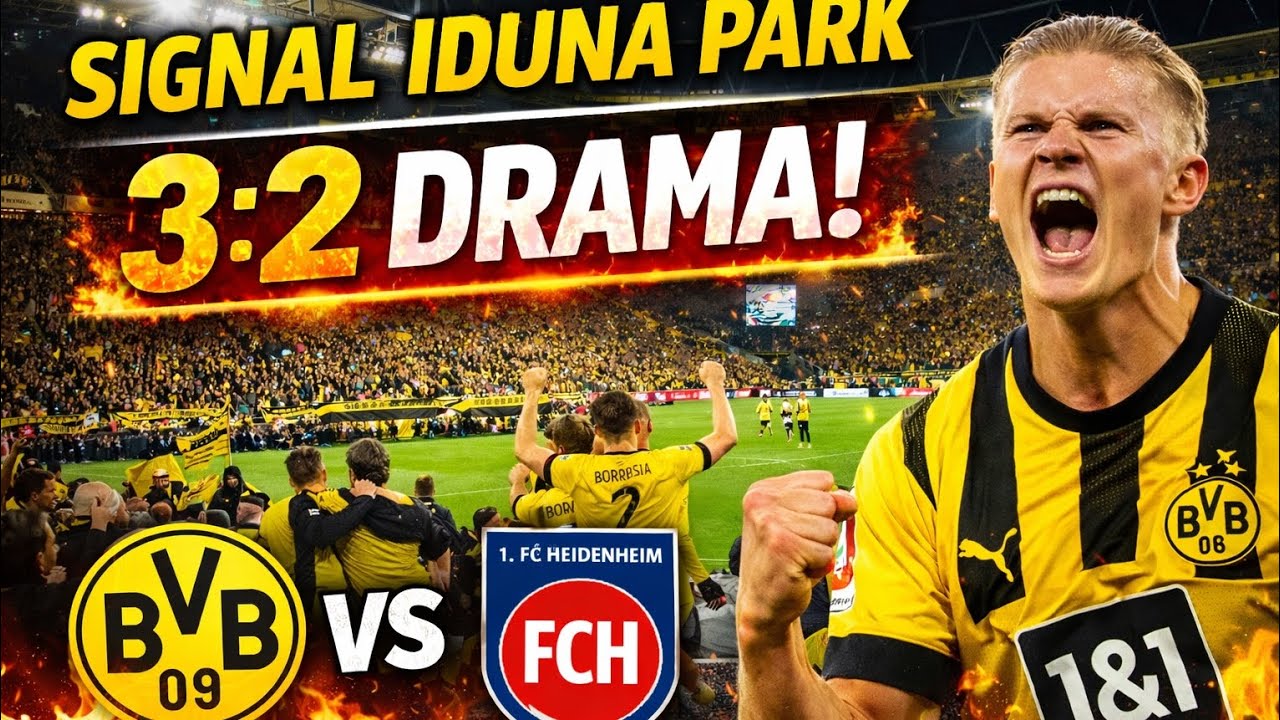 Borussia Dortmund vs Heidenheim 3:2 🔥 | LIVE IM SIGNAL IDUNA PARK | BVB Sieg! 💛🖤