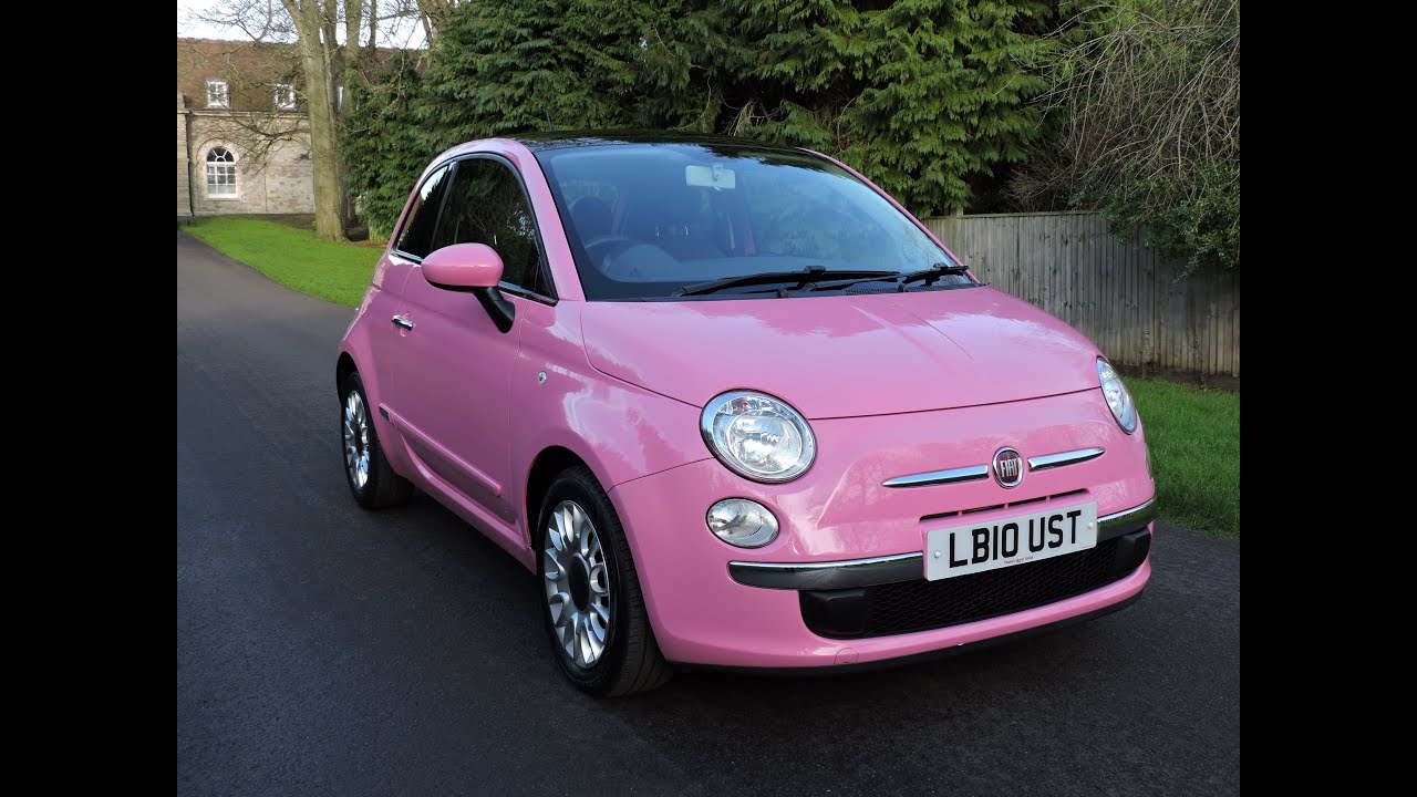 Fiat 500 Pink Special Edition walk around