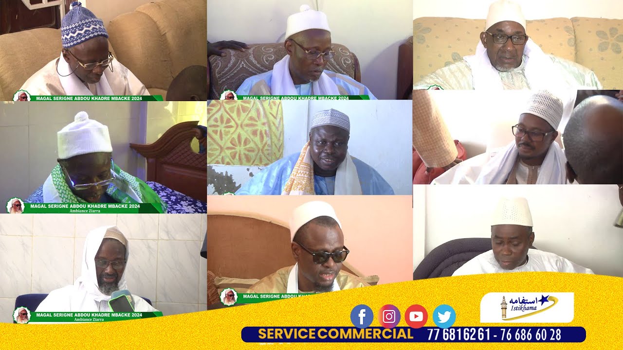 Magal Serigne Abdou Khade Mbacké 2024 Ambiance Ziarra Famille Borom Bakhdad