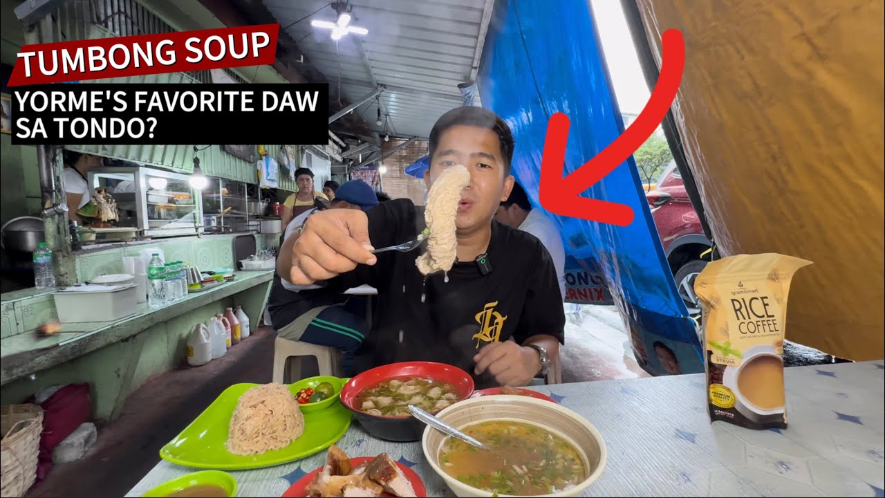 TUMBONG SOUP sa TONDO. FAVORITE DAW NI YORME? #kafoodtrip