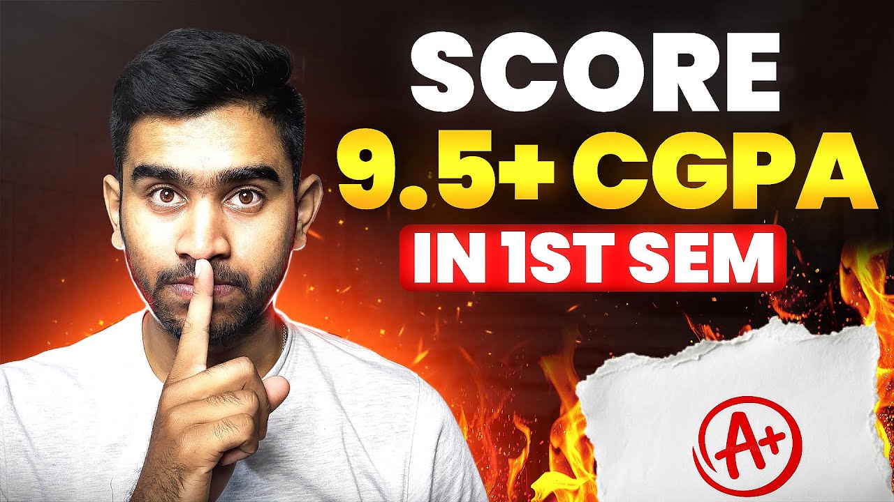 [ಕನ್ನಡದಲ್ಲಿ] How to Score 9.5+ CGPA in Your 1st Semester | Ultimate Guide for First Year Engineering