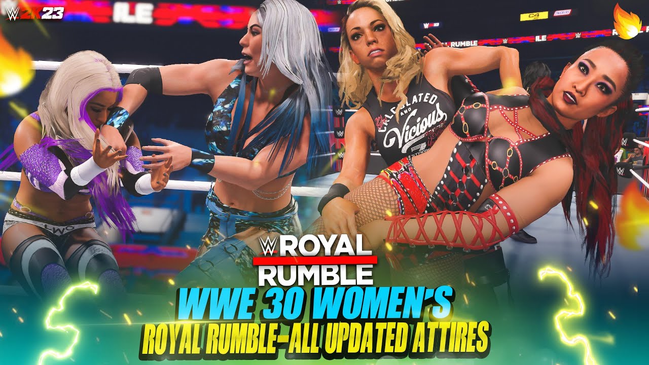 ⚡Wwe 2k23 : Wwe 30 Women's Royal Rumble 2025 | Updated Attire's | Surprising Entrance | Full Match 💥
