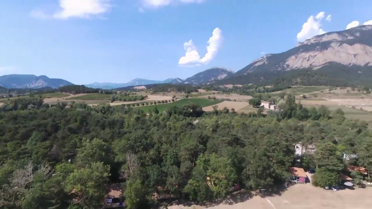 CAMPING L'HIRONDELLE - Vue du ciel 2020 - Drome France