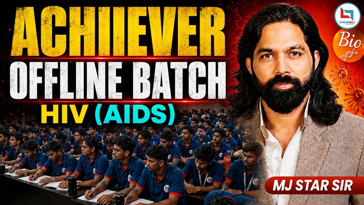 HIV (AIDS) | NEET Biology | NEET Achiever Offline Batch | Biology by MJ Sir #neet