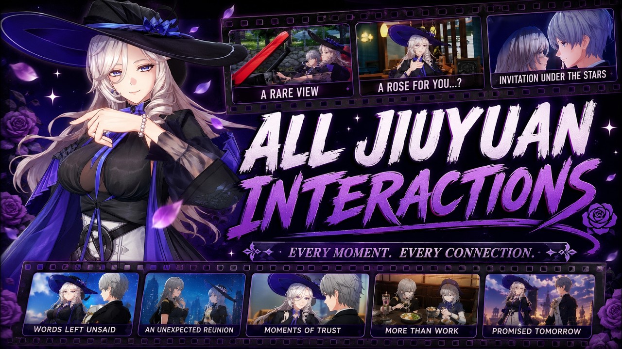 Jiuyuan All Interactions, Dates & Rides in NTE 💖 (Neverness to Everness)