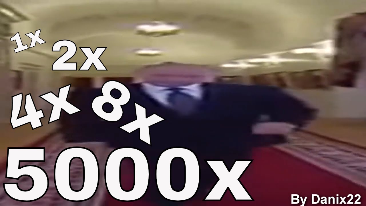 Wide Putin walking (1x,2x,4x,8x,16x...5000x)