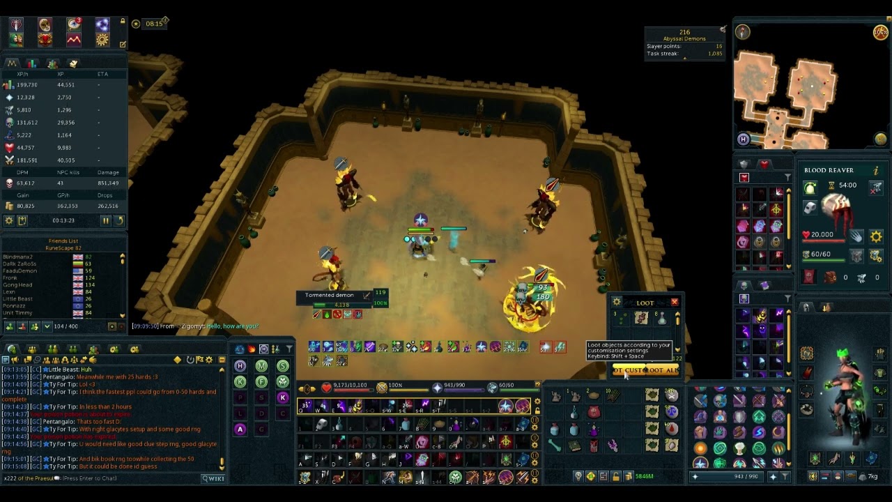AFK Tormented Demons (Sunken Pyramid 200kph)
