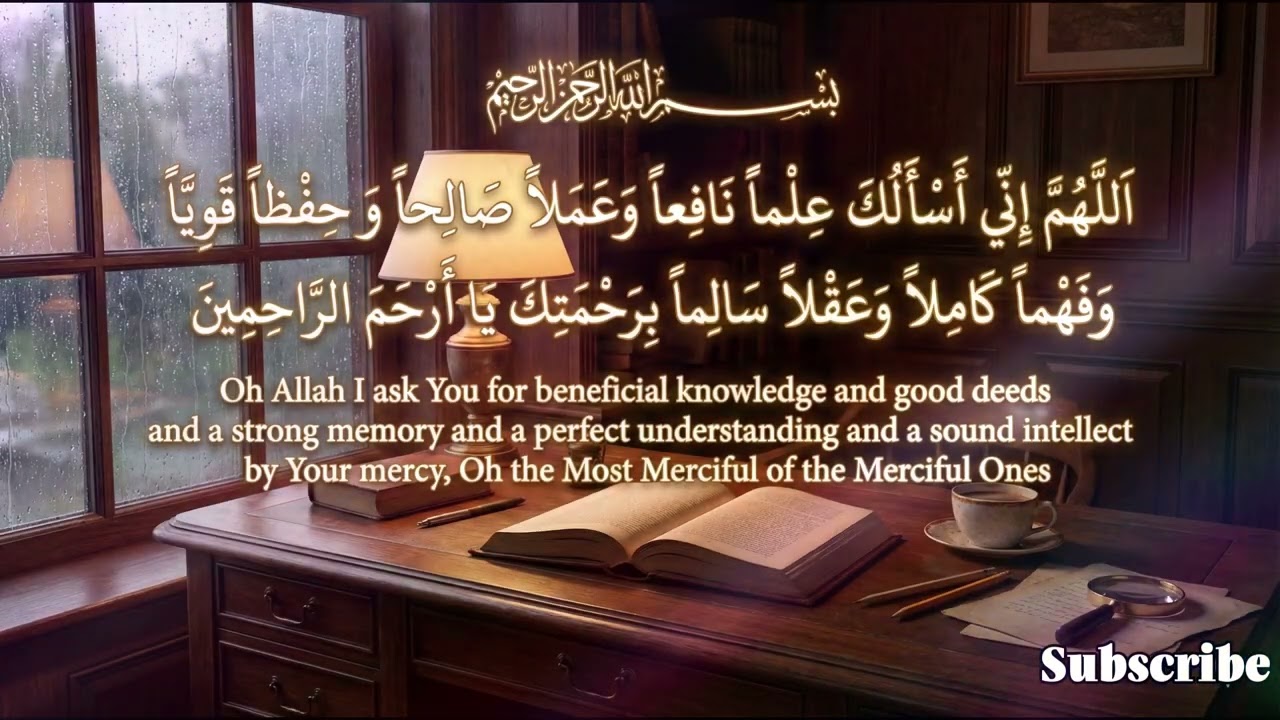 Dua To Increase Memory & Brain Power 🧠 | Get High Grades (Listen Daily) 📚