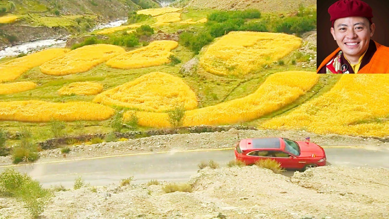 kyabje drukpa thuksey rinpoche at hundri village in the nubra valley of union territory of ladakh
