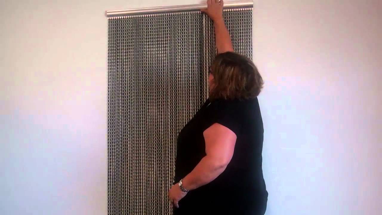 ShopWildThings.com - Aluminum Chain Curtains, How to Hang