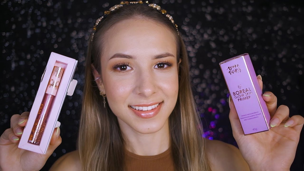 ASMR - Testando as MAQUIAGENS NOVAS *fui surpreendida* 😳