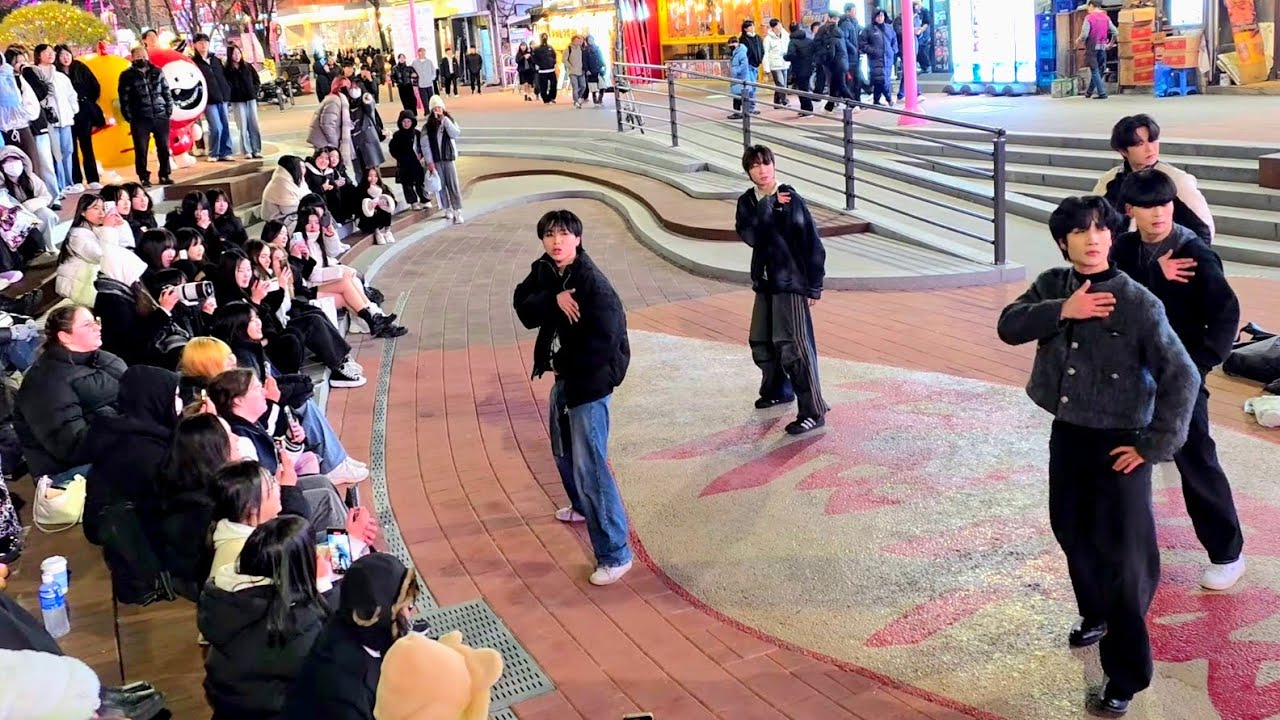 [STREET ARTIST] ONE OF. WITH AUDIENCE. INTERACTIVE HONGDAE BUSKING. 250223.