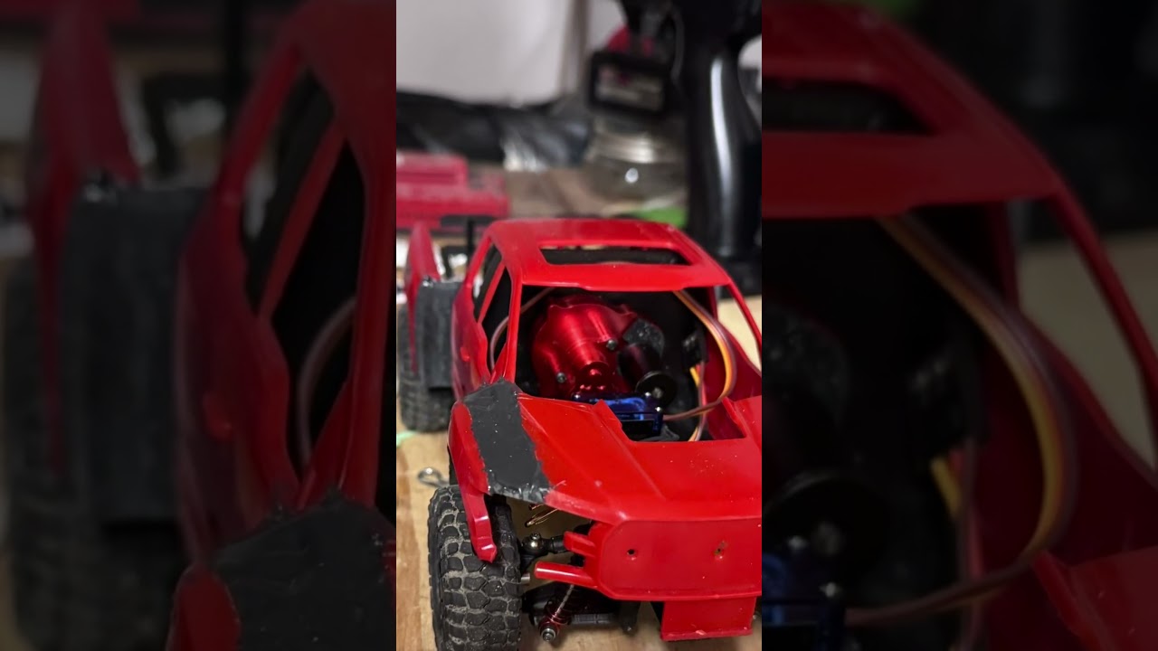 24th scale Trophy Truck #rccar #trophytruck #orlandoohunter #rc #baja1000 #ifs #fordraptor