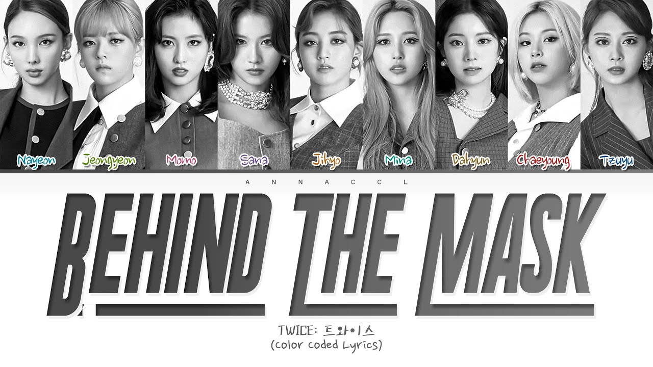 TWICE BEHIND THE MASK (Перевод на русский) (Color Coded Lyrics)