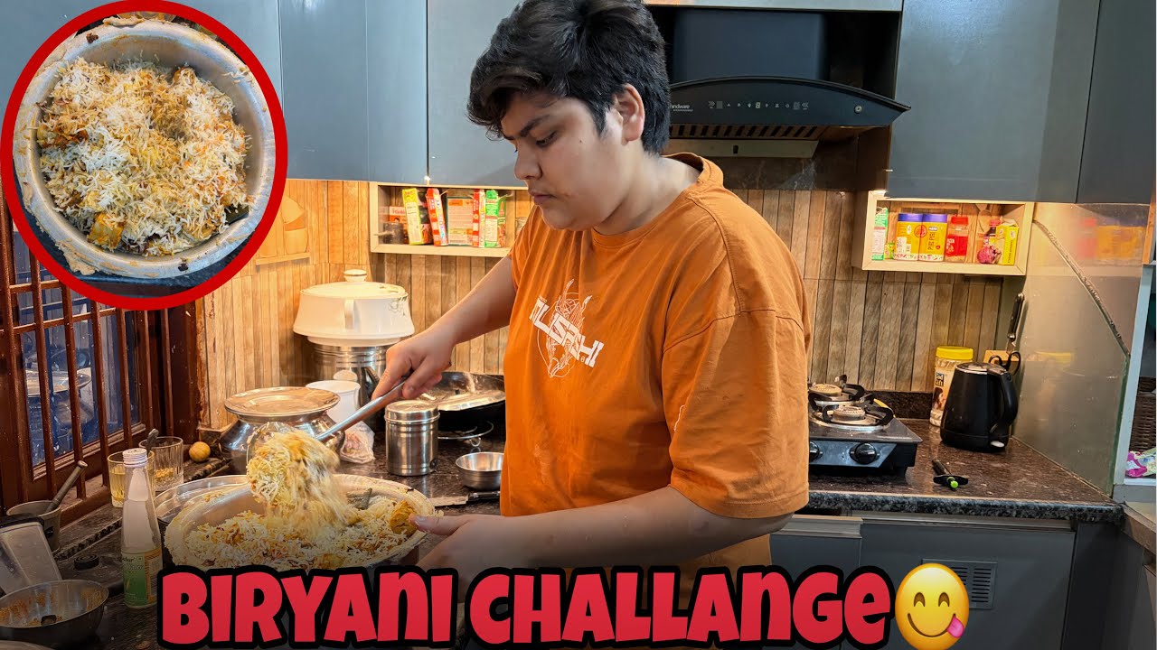 1 Hour Biryani Challange 😋😳#vlog #challenge