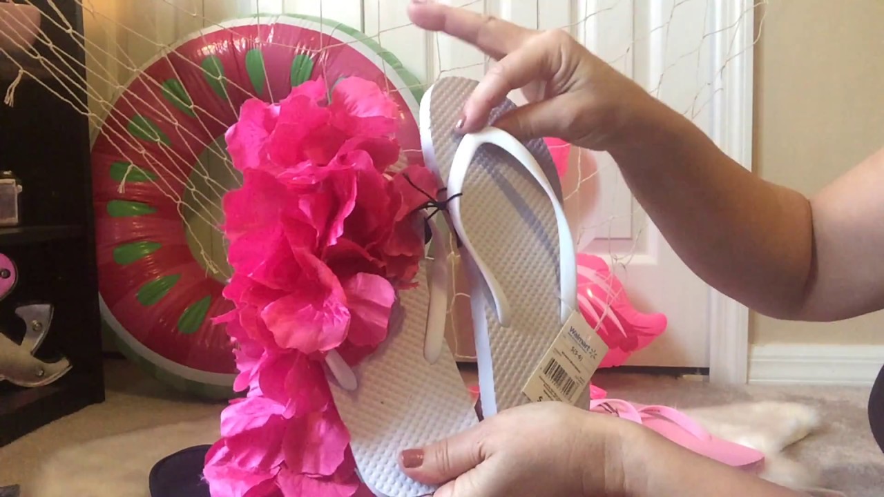 Dollar Tree DIY Flip Flops! Summer is Here! 🌸💰🌴🌸🌞🍉 - June 2, 2017 -Part 1.