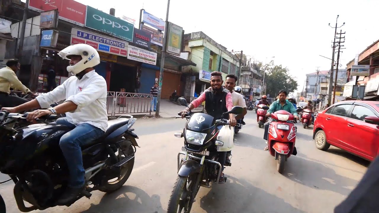 Indian Motorcycle ASMR Tour of Jorhat, Assam | Sounds of India