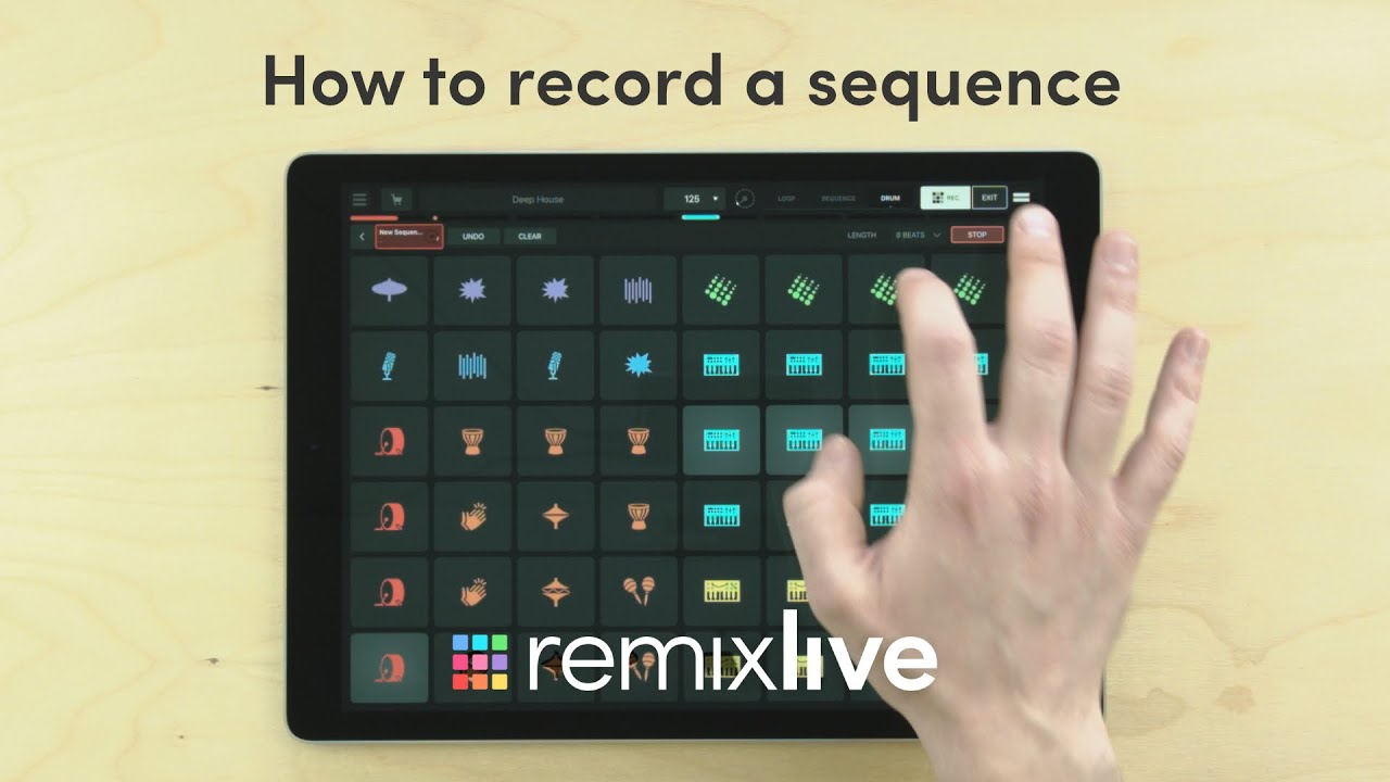 How to record a sequence | Remixlive 5