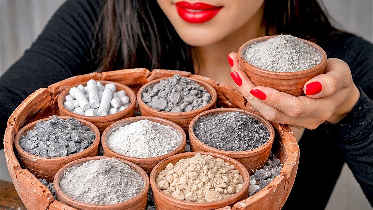 EXTREME ASMR | Clay Pots Filled With Chalk & Powder 😍 Ultra Satisfying Crumble