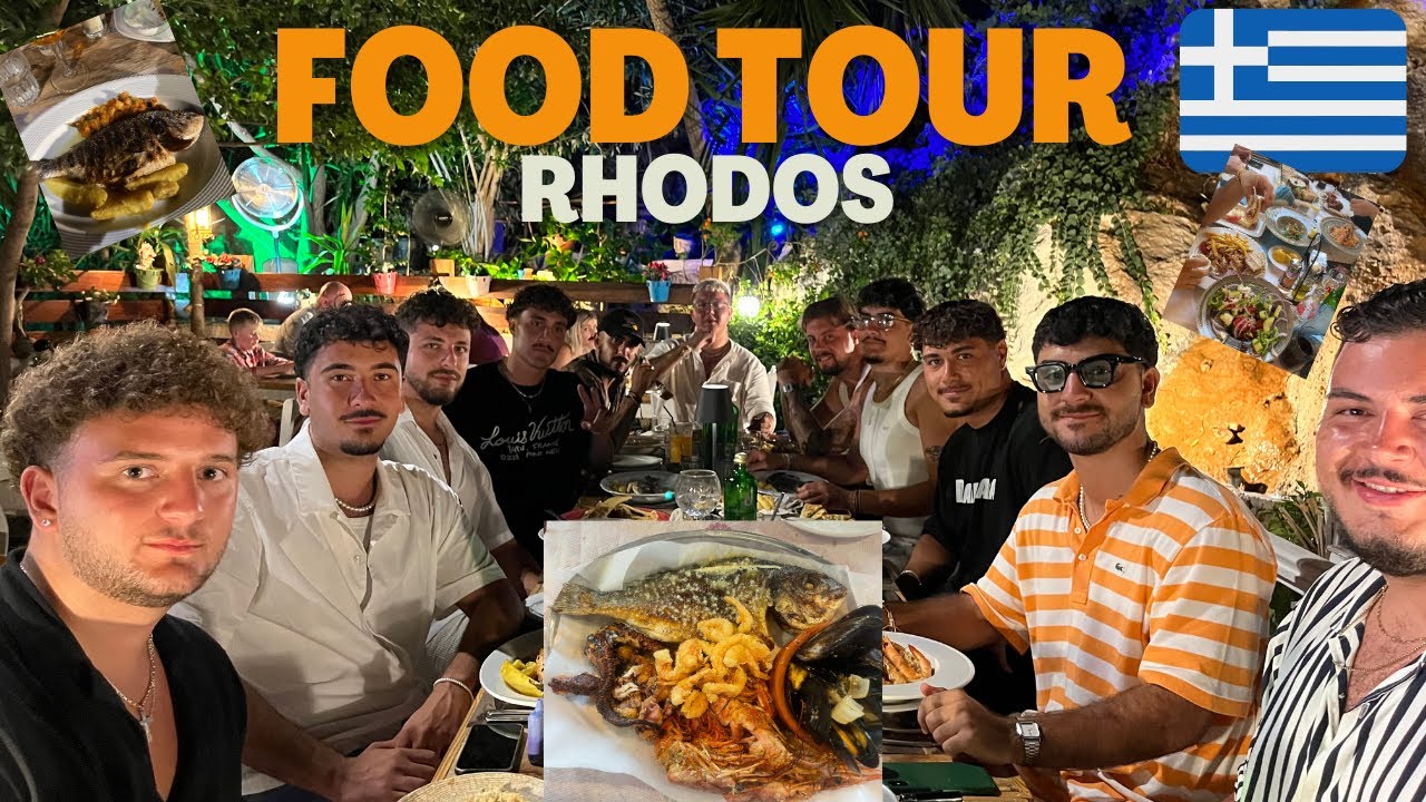 FOODTOUR RHODOS EDITION  - Wir testen verschiedene food spots 🇬🇷