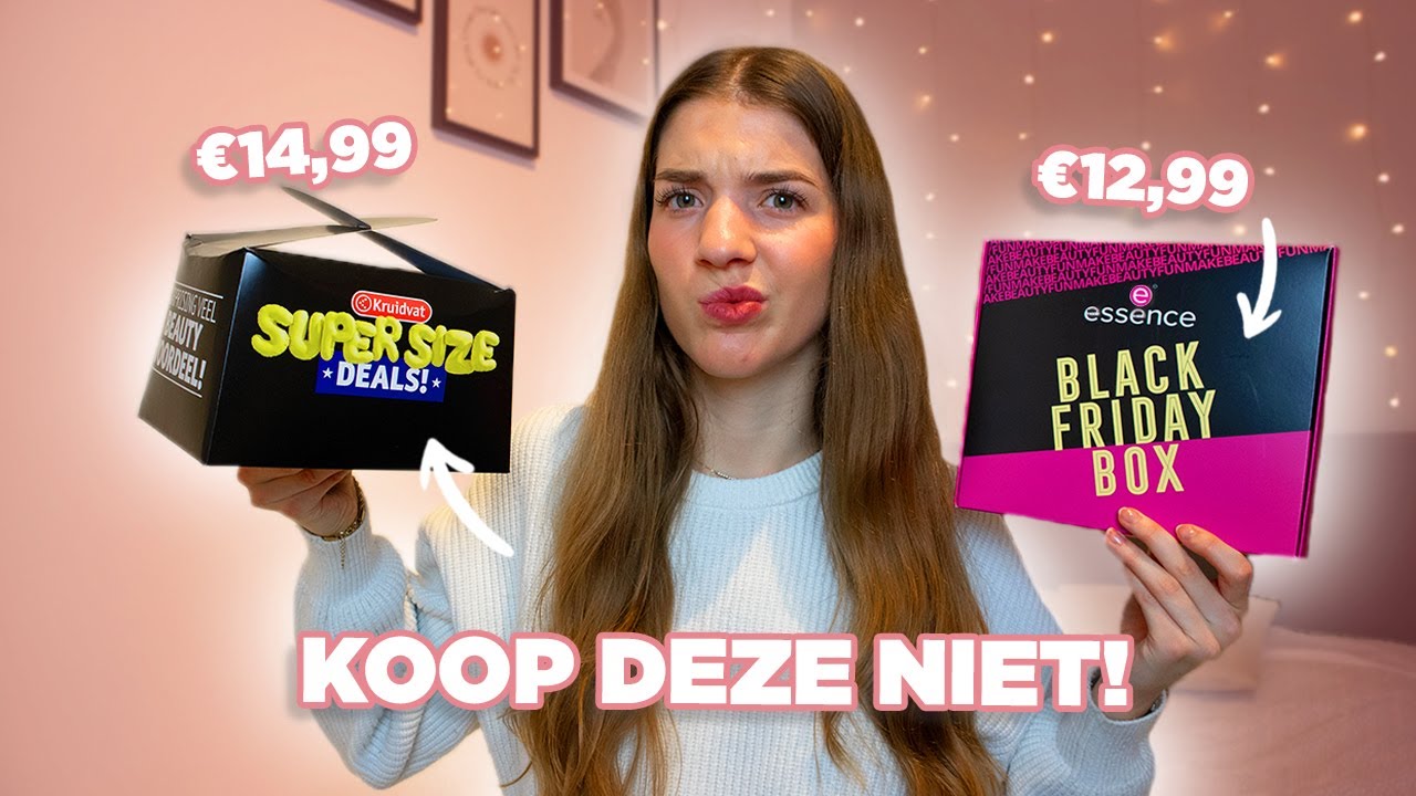 2X KRUIDVAT MYSTERY BOX BLACK FRIDAY 💄🤫  *is het je geld waard?! ☆  Zenne Bakens