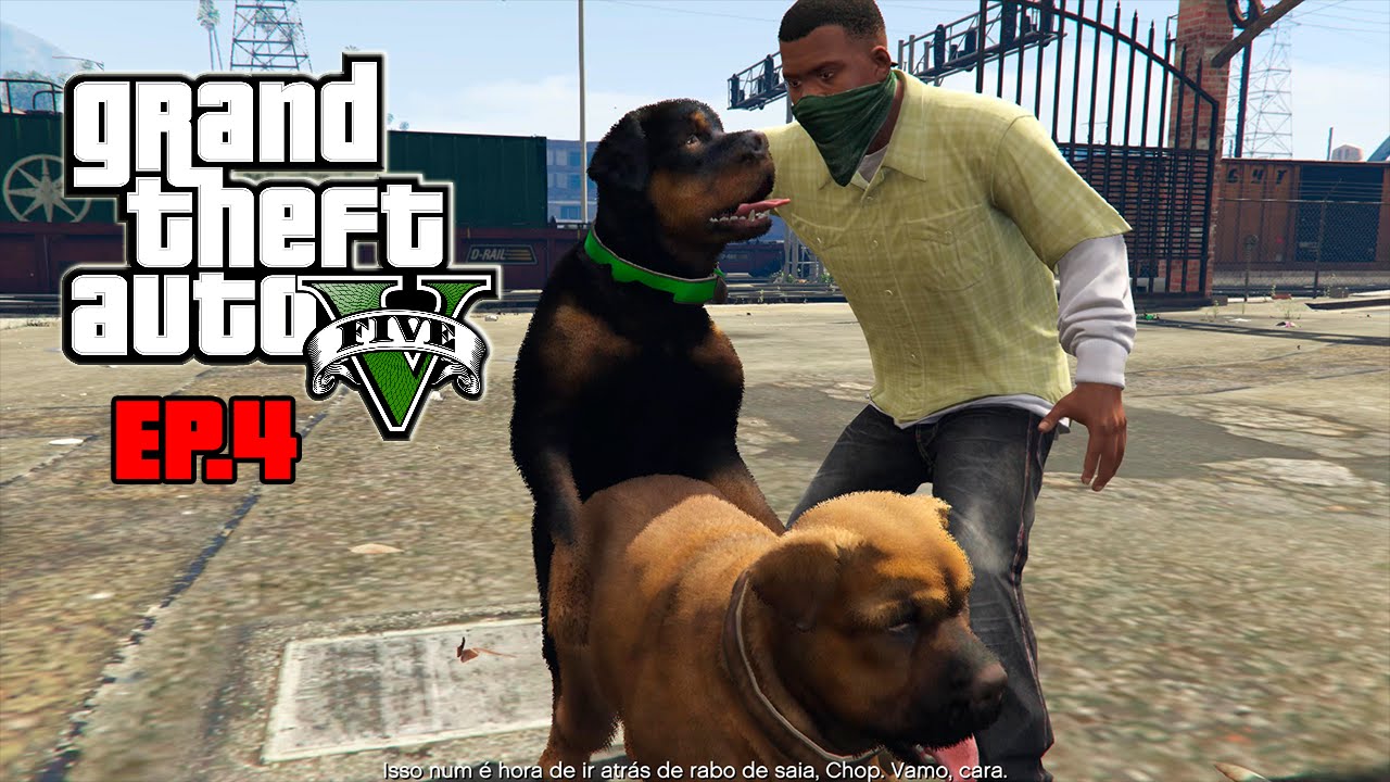 GTA V (PC) #4 | CHOP vira todos os Cães (GTA 5/1080P/PORTUGUÊS)