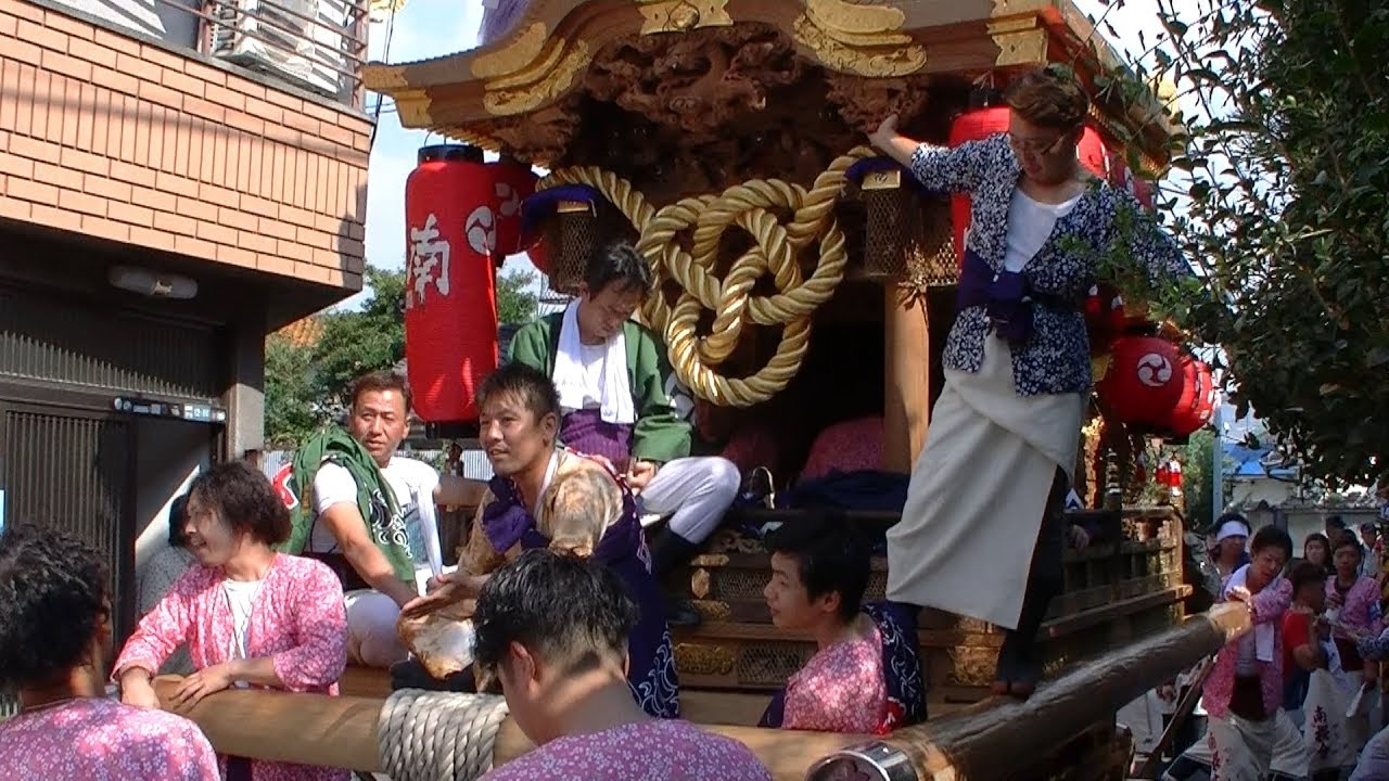 2017/10/10 東大阪市 若江南部・若江西部・若江東部 秋祭り 地車曳行