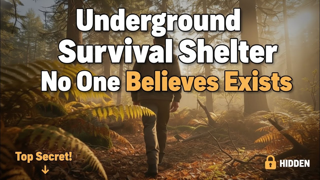 Hidden Under Ground Survival Shelter No One Believes Exists | ASMR Calm Story | Urdu.Hindi