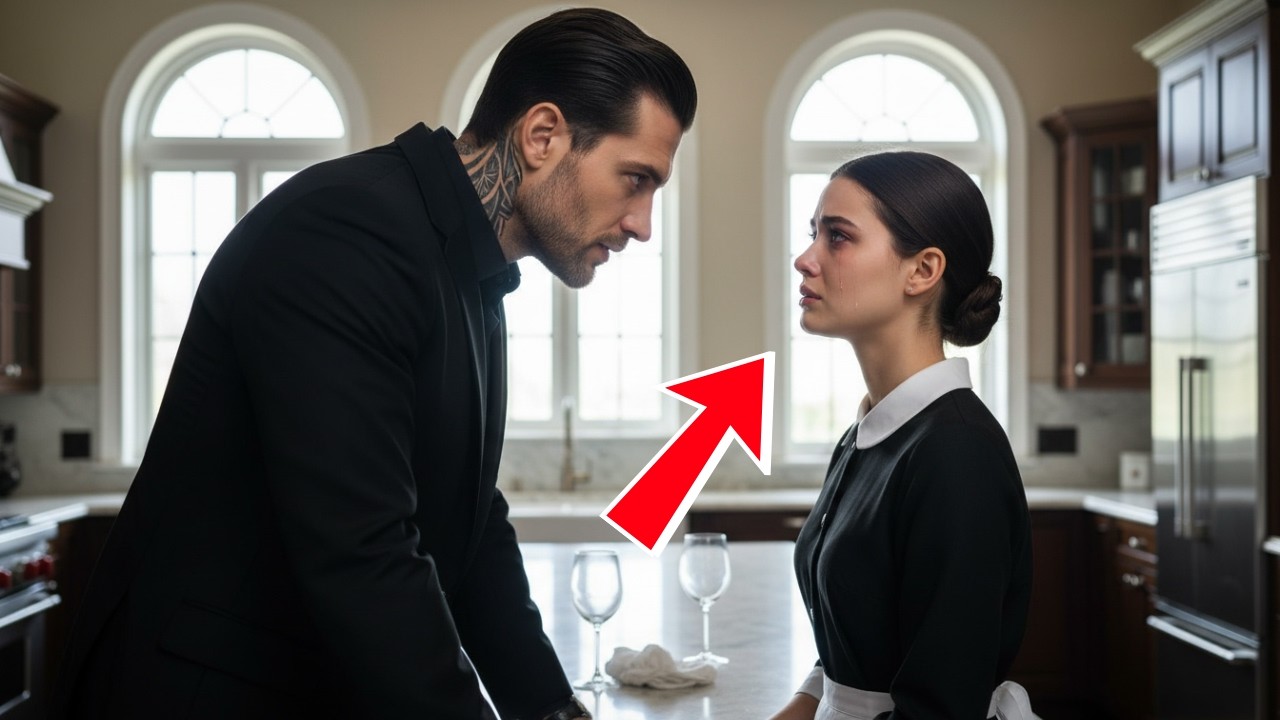 The Maid Was Crying in the Mafia Boss’s Kitchen… Then He Turned the Key and Ask Who Hurt You