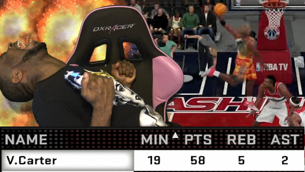 58 POINTS VINCE CARTER DEBUT! MOST GLITCHY CARD EVER! NBA 2k16 MyTeam Gameplay