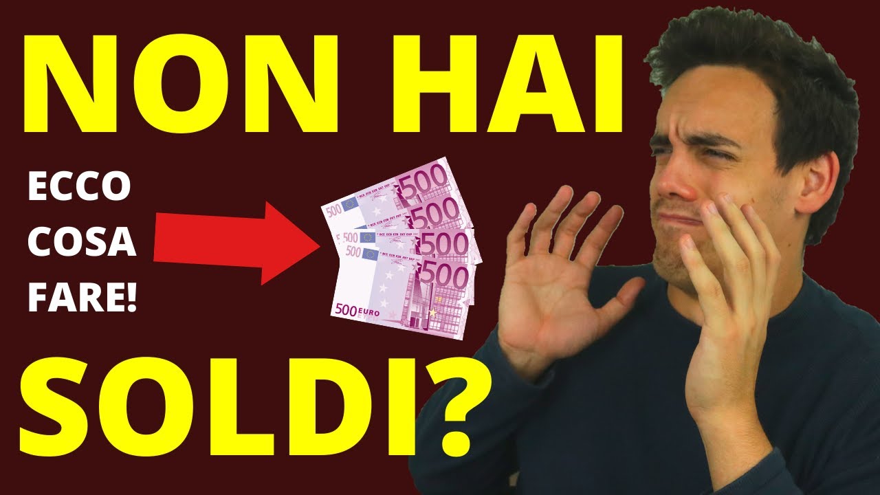 Non hai soldi? ECCO COSA FARE! 💸
