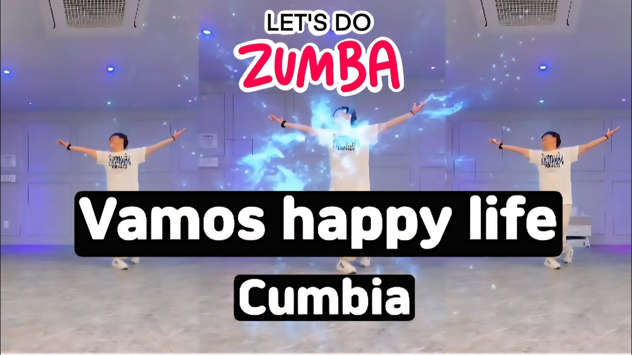 ZUMBA / Cumbia 쿰비아/ Vamos happy life [Mija] / Choreo by Riae🇰🇷