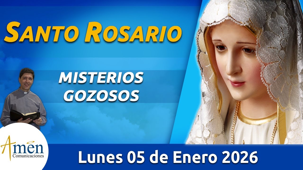 Santo Rosario de Hoy Lunes 5 Enero de 2026 l Amen Comunicaciones l Católica l María