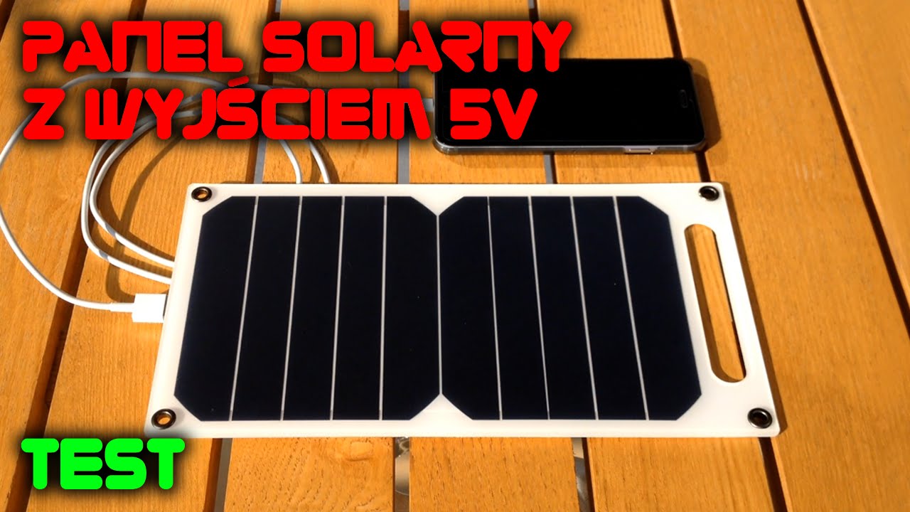 LabFun - Panel solarny z wyjściem 5V - Test