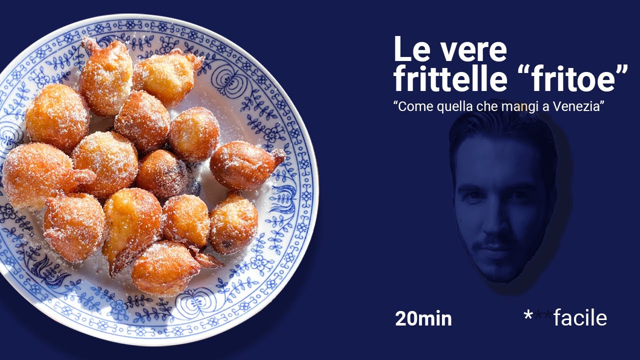 FRITTELLE DI CARNEVALE, FRITELLE VENEZIANE | RICETTA FACILE E VELOCE