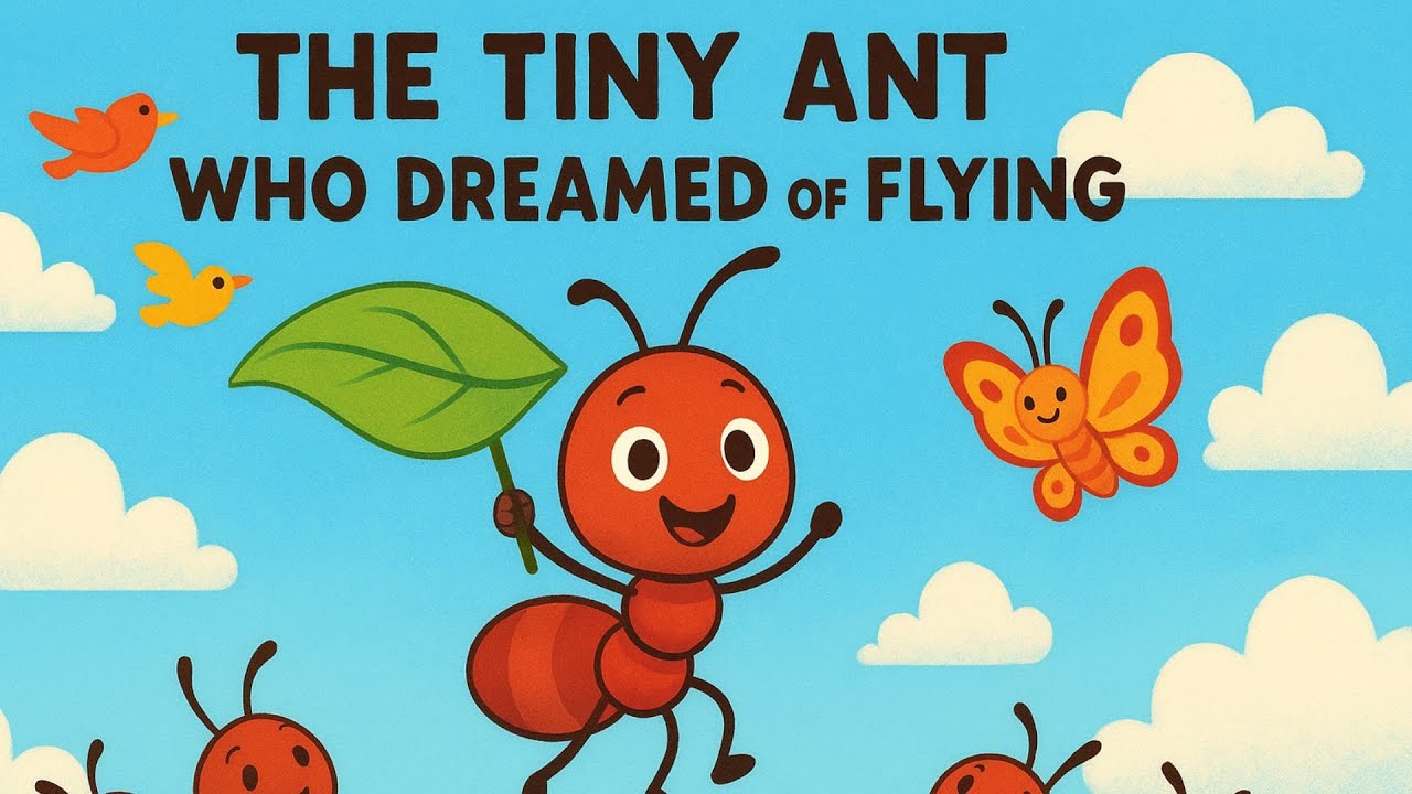 The Tiny Ant Who Dreamed of Flying | Moral Story for Kids