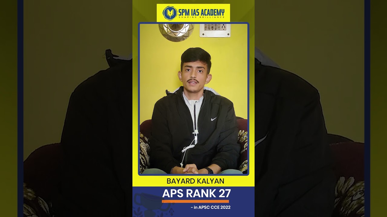 APSC Topper Bayard Kalyan (Rank 27) Shares His Secret to Success | Must-Watch for Aspirants! #apsc