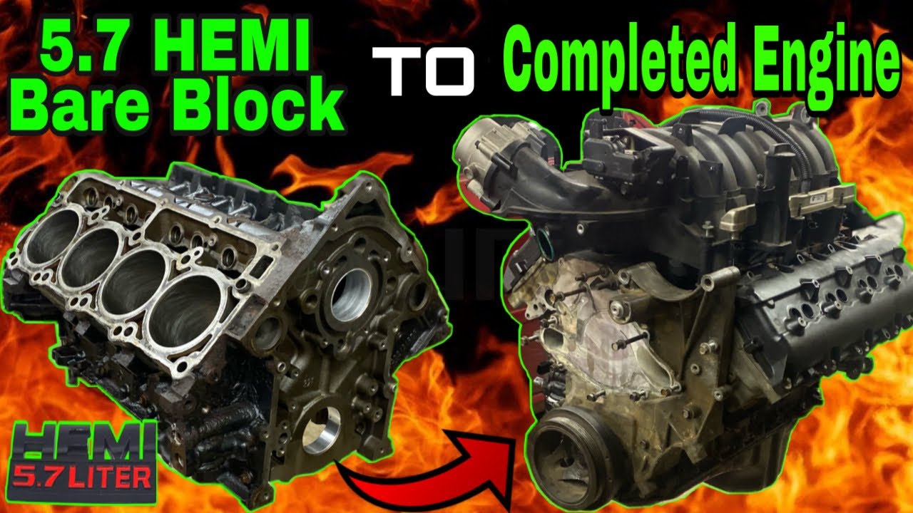 5.7 HEMI Rebuild: как перейти от голого блока к ГОТОВОМУ двигателю