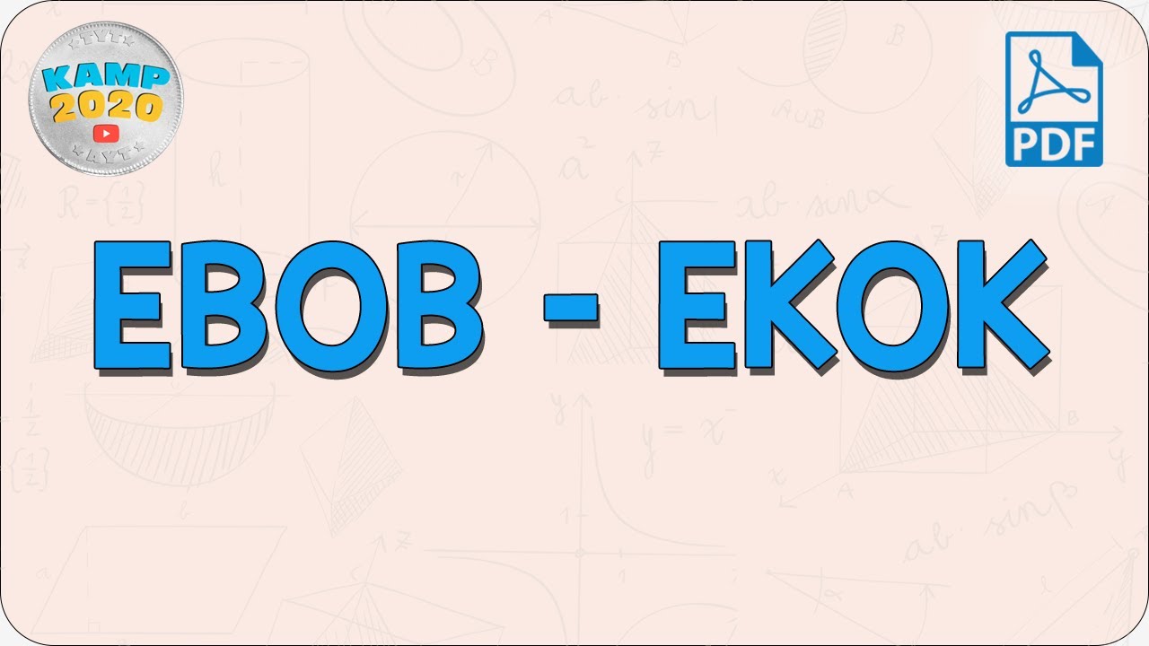 Ebob- Ekok | Kamp 2020