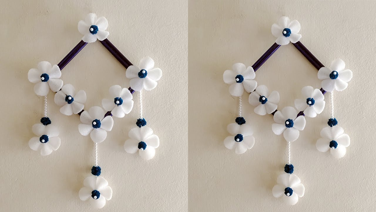 Amazing Wall Hanging || DIY Wall Hanging with Foam Sheet and Waste Paper || Easy Craft 2023
