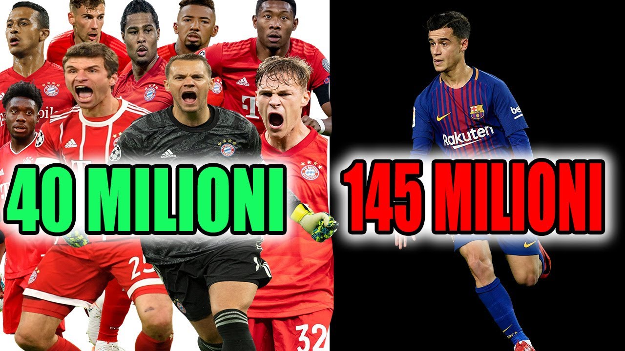 ASSURDO!!!!!! TUTTA LA ROSA DEL BAYERN E' COSTATA MOLTOOOO MENO DI COUTINHO !! ANALISI BAYERN MONACO