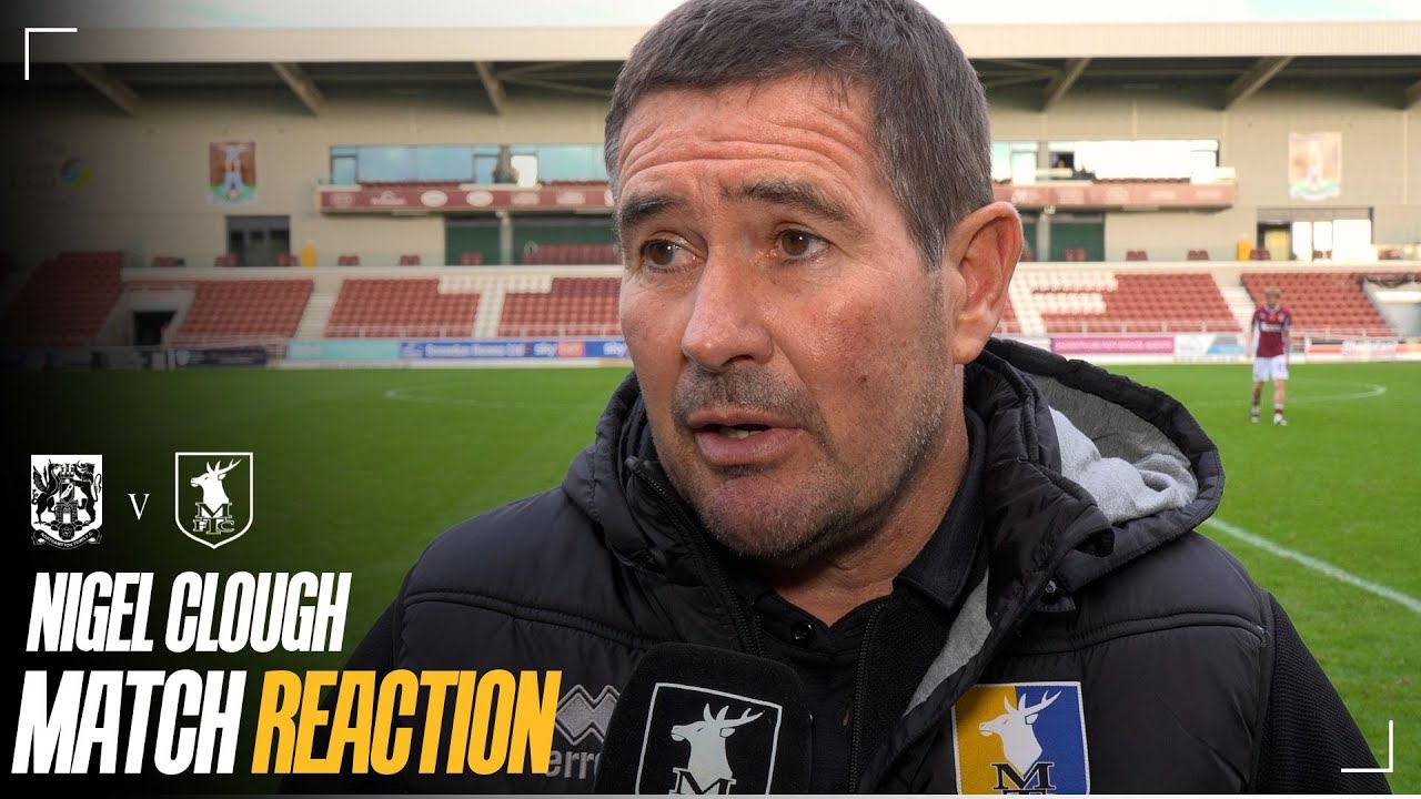 Nigel Clough post-match interview 🗣️ | Northampton 2-1 Stags
